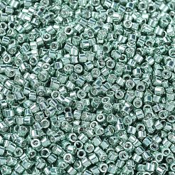 MIYUKIデリカビーズ  シリンダー  日本製シードビーズ  11/0  （db0415)亜鉛メッキターコイズグリーン  1.3x1.6mm  穴：0.8mm  約2000PCS /ボトル  10 G /ボトル&nbsp;SEED-JP0008-DB0415