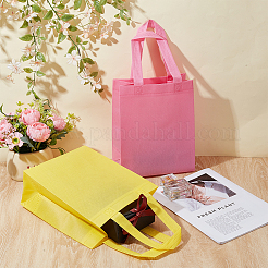 20Pcs 10 Colors Non-woven Reusable Shopping Bags with Handle&nbsp;ABAG-GO0001-20