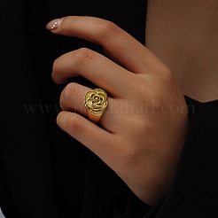 304 Stainless Steel Finger Rings for Women&nbsp;FS-WG04CCB-01