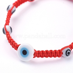 Adjustable Nylon Thread Braided Bead Bracelets&nbsp;BJEW-JB05292-02