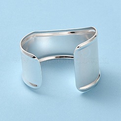 Rack Plating Brass Cuff Bangles&nbsp;BJEW-A137-02S