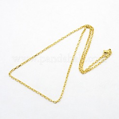 Unisex 304 Stainless Steel Box Chain Necklaces&nbsp;STAS-O037-70G