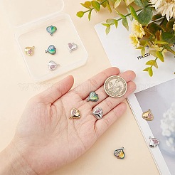 12Pcs 3 Colros 304 Stainless Steel Rhinestone Connector Charms&nbsp;STAS-CA0001-86