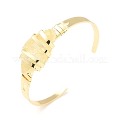 Natural Lemon Quartz Horse Eye Beaded Cuff Bangle&nbsp;G-D458-01G-07-RS