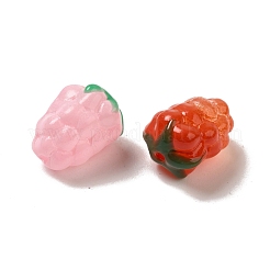 手作りランプワークビーズ連売り  ブドウ  カラフル  17x12~13x12~13mm  穴：1.2~1.4mm  約20個/連  13.39''（34センチメートル）&nbsp;LAMP-G162-05A