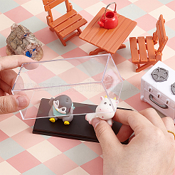 Transparent Acrylic Toys Action Figures Display Boxs&nbsp;ODIS-WH0030-73