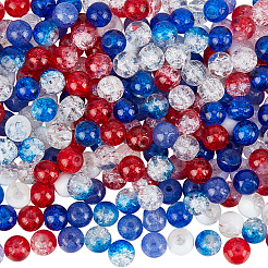 280Pcs 7 Colors Mixed Styles Crackle Glass Beads&nbsp;GLAA-SC0003-47
