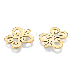 Ion Plating(IP) 201 Stainless Steel Charms&nbsp;STAS-N098-131LG