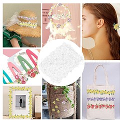 5 Yards Organza Lace Embroidery Costume Accessories&nbsp;DIY-GF0005-18C