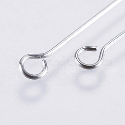 変色しない304ステンレススチール製アイピン  ステンレス鋼色  40mm  ピン：0.5mm  ヘッド：3mm  穴：1.8mm&nbsp;X-STAS-F146-03P-40mm