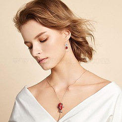 Stainless Steel Dangle Earrings&nbsp;STAS-UN0012-01