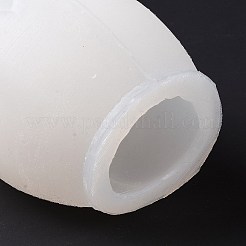 卵殻型キャンドルホルダーシリコンモールド  樹脂石膏コンクリート鋳造金型  ホワイト  77x84mm&nbsp;DIY-I111-01