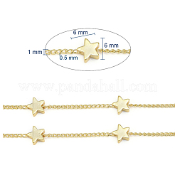 Handmade Brass Twisted Chains&nbsp;CHC-I006-05G