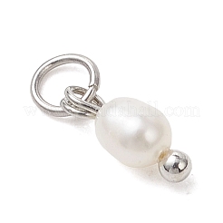 Natural Cultured Freshwater Pearl Pendants&nbsp;PALLOY-JF05171-02