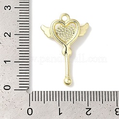 Rack Plating Alloy Pendants&nbsp;FIND-I039-009G-02