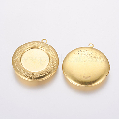 Brass Locket Pendants&nbsp;KK-P094-27