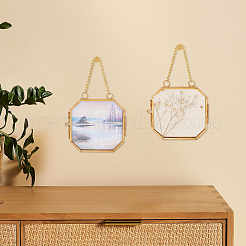 Alloy & Glass Locket Pendants&nbsp;FIND-WH0173-073A