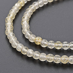 Crackle Glass Beads Strands&nbsp;GLAA-S192-B-006E