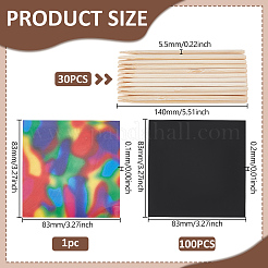 3 Sets Magic Rainbow Scratch Paper Art&nbsp;DIY-UN0008-51