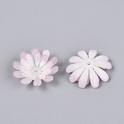 熱収縮アクリルビーズキャップ  マルチ花弁花  アザミ  22.5~23x21.5~22.5x5~6.5mm  穴：1~1.4mm&nbsp;OACR-N164-01C