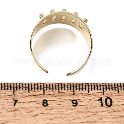 Brass Loop Ring Base&nbsp;KK-CBA23C2-01G