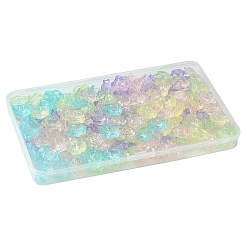 180Pcs 6 Colors Transparent Acrylic Beads&nbsp;OACR-FS0001-91