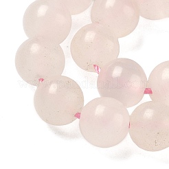ナチュラルピンクマンガノ方解石ビーズ連売り  ラウンド  ピンク  8mm  穴：1mm  約48個/連  15.55インチ（39.5cm）&nbsp;G-L505-09-8mm
