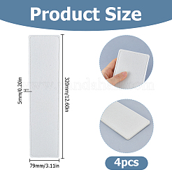 フェルトバッグ底マット  長方形  ホワイト  320x79x5mm&nbsp;DIY-WH0750-348C
