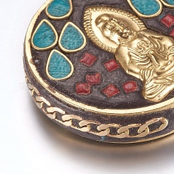 Handmade Indonesia Beads&nbsp;IPDL-F022-15C