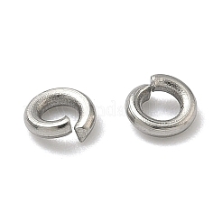 変色しにくい304ステンレススチール製オープン丸カン  ラウンド  ステンレス鋼色  4x1mm  18ゲージ  内径：2mm&nbsp;STAS-E067-07-4mm