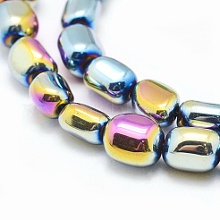 Electroplate Non-magnetic Synthetic Hematite Beads Strands&nbsp;G-L488-A-08