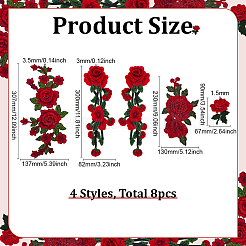 Polyester Embroidery Cloth Iron On/Sew On Patches&nbsp;PATC-ME0001-06