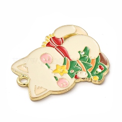 Christmas Theme Alloy Enamel Pendants&nbsp;ENAM-A142-01D