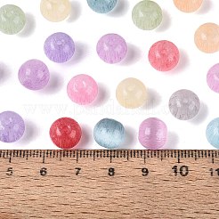 Fgbグレードaドローベンチスタイルガラスシードビーズ  ラウンド  模造キャットアイビーズ  ミックスカラー  9.5mm  穴：1.4~1.6mm  約420個/ポンド&nbsp;SEED-Q040-10MM-M02