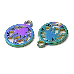 Ion Plating(IP) 304 Stainless Steel Charms&nbsp;STAS-L020-001RC