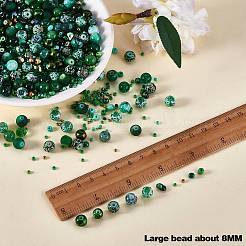 2 Bag Glass Round Beads Set&nbsp;JX547B