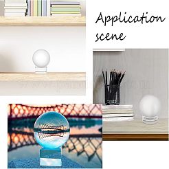 3Pcs 3 Style Glass Crystal Sphere Display Stand&nbsp;DJEW-FG0001-29