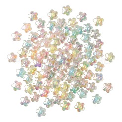 110Pcs 5 Colors Transparent Acrylic Beads&nbsp;TACR-LS0001-05