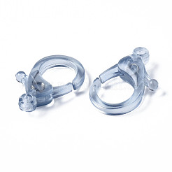 Transparent Acrylic Lobster Claw Clasps&nbsp;TACR-T023-01A-01