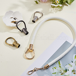 4セット4色の合金製サスペンションクラスプ  コラム  ミックスカラー  58~59mm  1セット/色&nbsp;FIND-HS0002-27