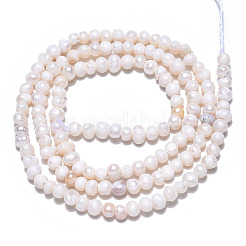 Natural Cultured Freshwater Pearl Beads Strands&nbsp;PEAR-N013-02G