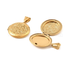 316 Stainless Steel Locket Pendants&nbsp;STAS-K321-10G