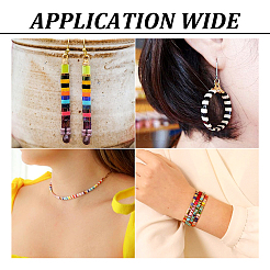 375Pcs 12 Style 2-Hole Opaque Glass Seed Beads&nbsp;SEED-TA0001-10
