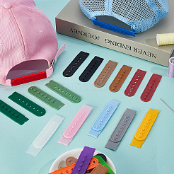 36Pcs 18 Colors Plastic Snapback Strap with 7 Holes&nbsp;FIND-GA0007-34