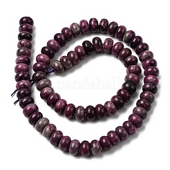 Natural Map Stone/Picasso Stone/Picasso Jasper Beads Strands&nbsp;G-A280-A12-02