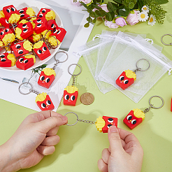 30Pcs Plastic Keychains&nbsp;KEYC-DC0001-36
