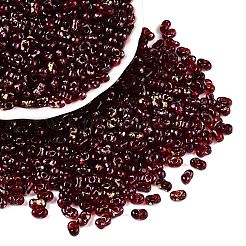 Picasso Spray Painted Glass Seed Beads&nbsp;SEED-T006-04-28