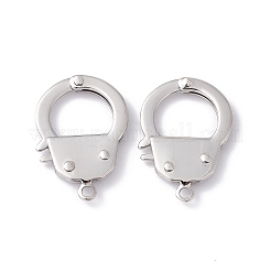 Tarnish Resistant 304 Stainless Steel Handcuff Clasps&nbsp;STAS-D009-02