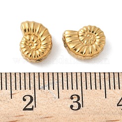 304ステンレススチールビーズ  イオンプレーティング（ip）  カウチ  9.5x7.5x4mm  穴：1.4mm&nbsp;X-STAS-F320-16A-P