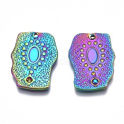 Rainbow Color 304 Stainless Steel Pendant Rhinestone Settings&nbsp;STAS-S119-070